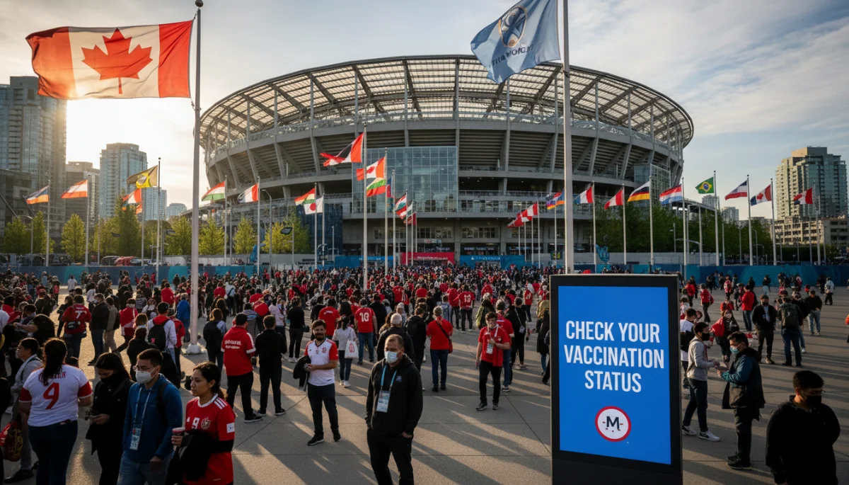 Rougeole et foule mondiale à Vancouver