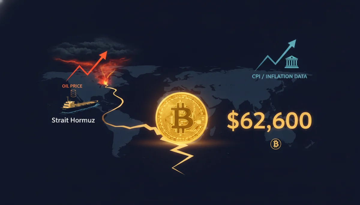 Bitcoin à 62 600 $ : l’IPC et l’Iran menacent la reprise