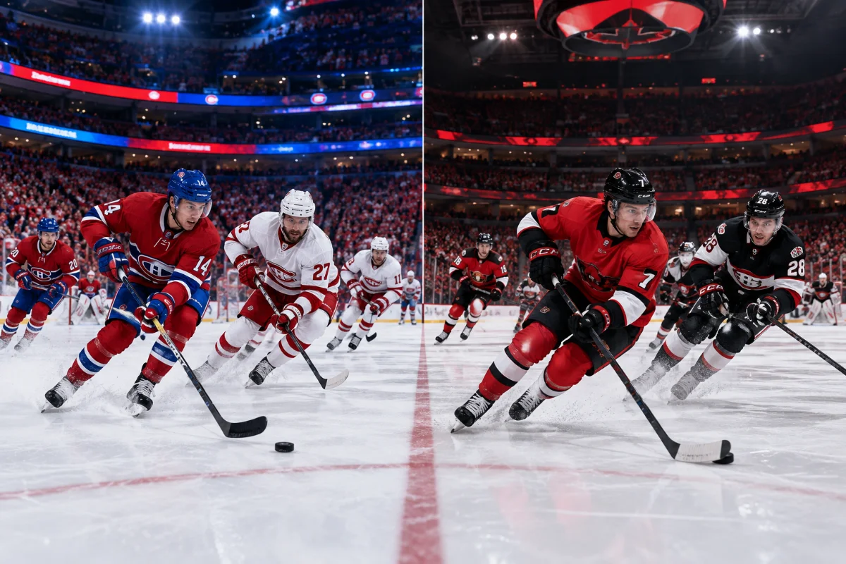 Derniers réglages avant la saison : Montréal et Ottawa en mode double duel