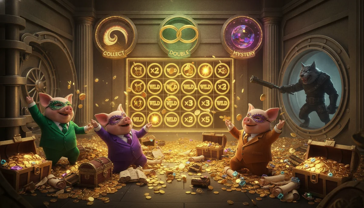 Trois cochons, une banque, gros enjeux