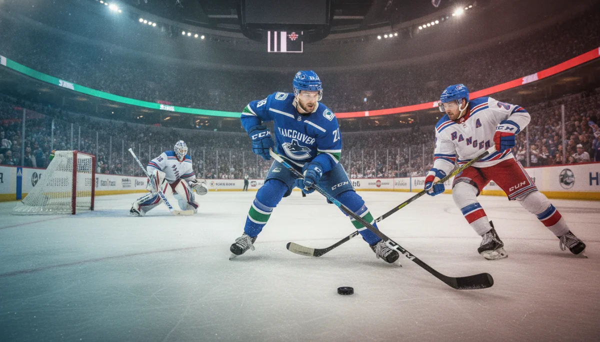 Les Rangers partent favoris face à Vancouver
