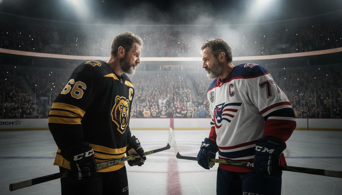 Quand deux légendes du hockey jouent contre la montre